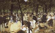 Edouard Manet Music at the Tuileries Germany oil painting reproduction